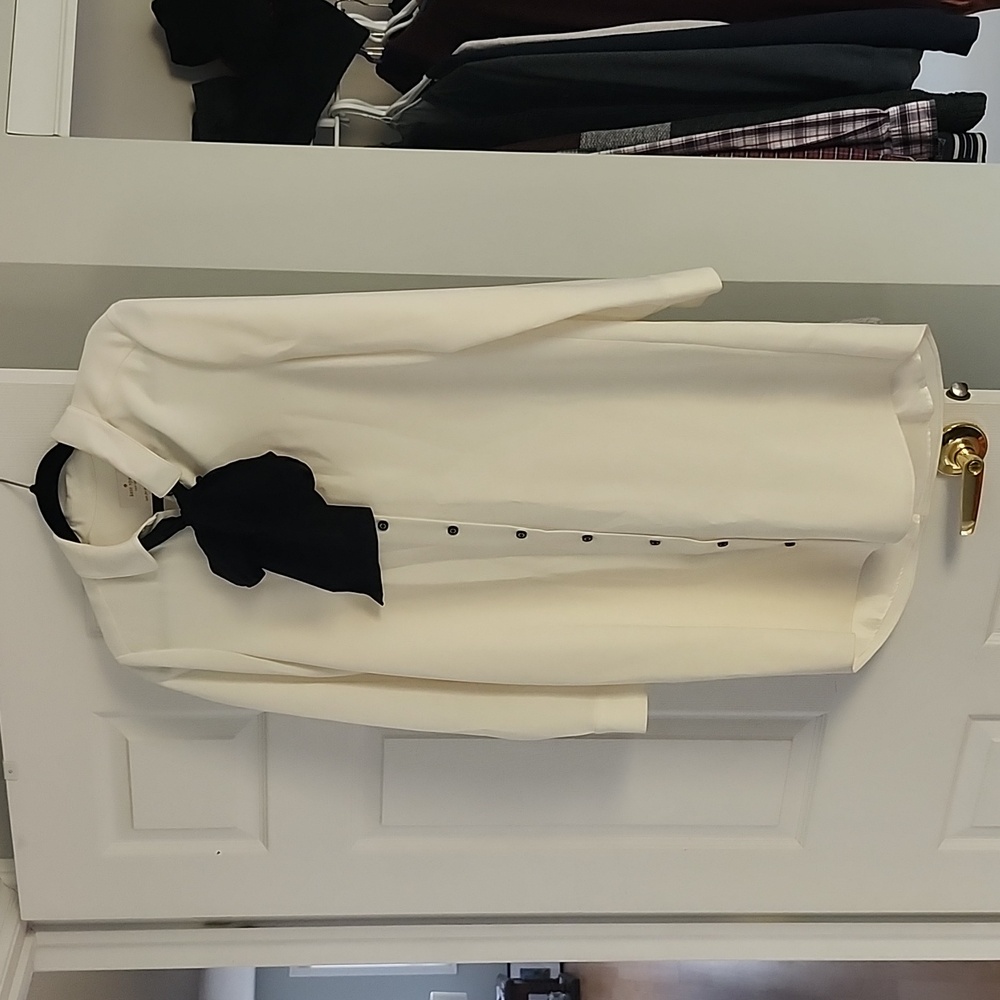 Kate Spade bow button down dress 10